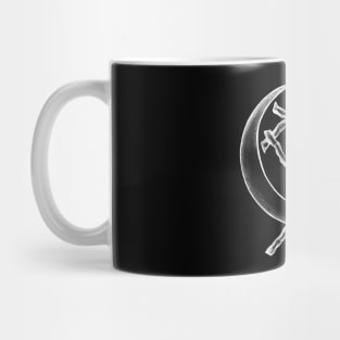 Crescent Moon Rune Binding at Midnight Mug